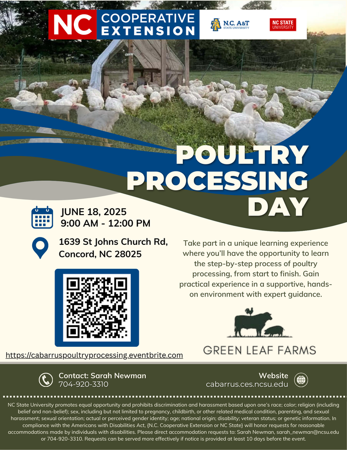 Poultry Processing Day Flyer