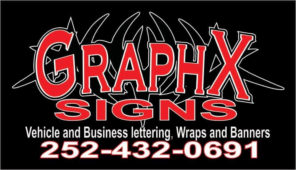 GRAPHX SIGNS; Vehicle and Business lettering, Wraps and Banners; 252-432-0691