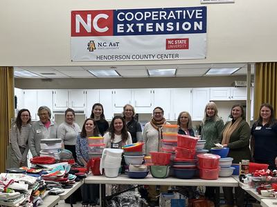 FCS Agents assemble Kitchen Kits for Hurricane Relief