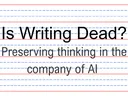 is writing dead title