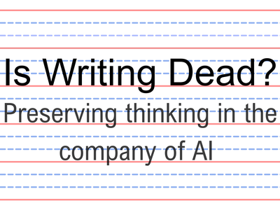 is writing dead title