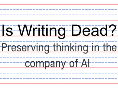 is writing dead title