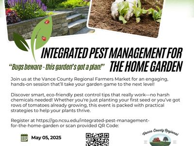 Integrated Pest Management for the Home Garden
