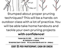 workshop on pruning trees and shrubs