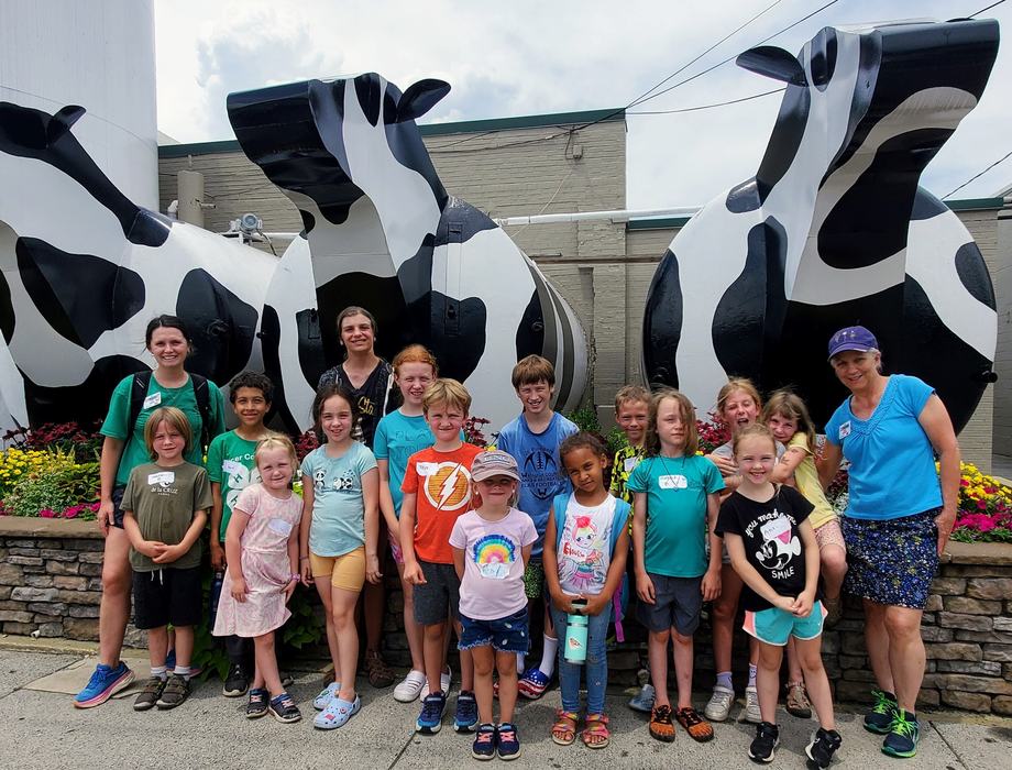 Group of people posing for a picture