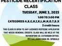 Tuesday June 3 from 1 to 3 pm