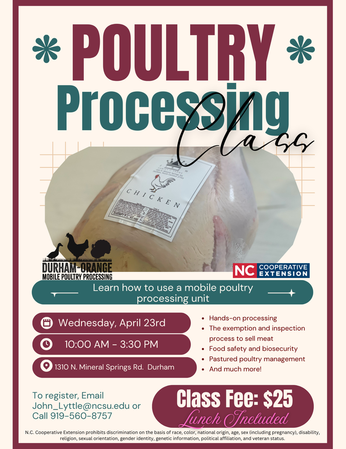Poultry Processing Class