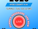 2025 Hyde County 4-H Summer Fun Programs, LIVE. Enroll & Register NOW: https://v2.4honline.com/