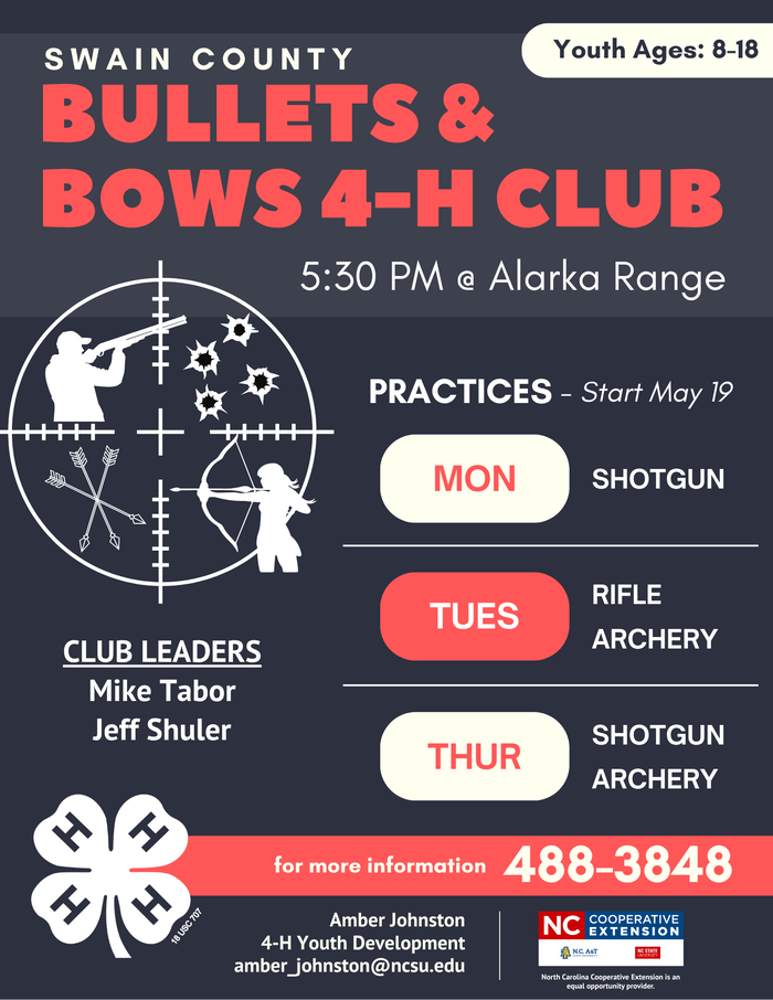 2025 Bullets and Bows Practices