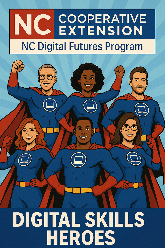 NC Digital Futures Program, Digital Skills Heroes.