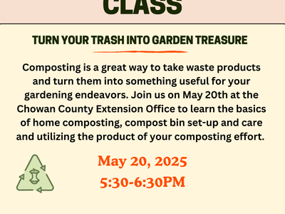 Home composting class flyer