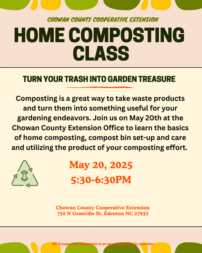 Home composting class flyer