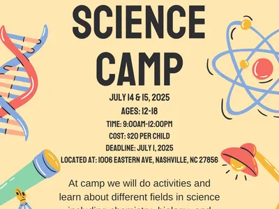 Registration Flyer for Science Camp