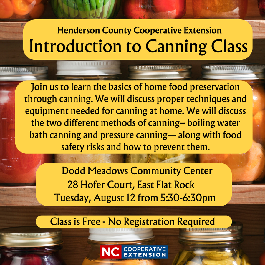 Intro to Canning Class - Habitat