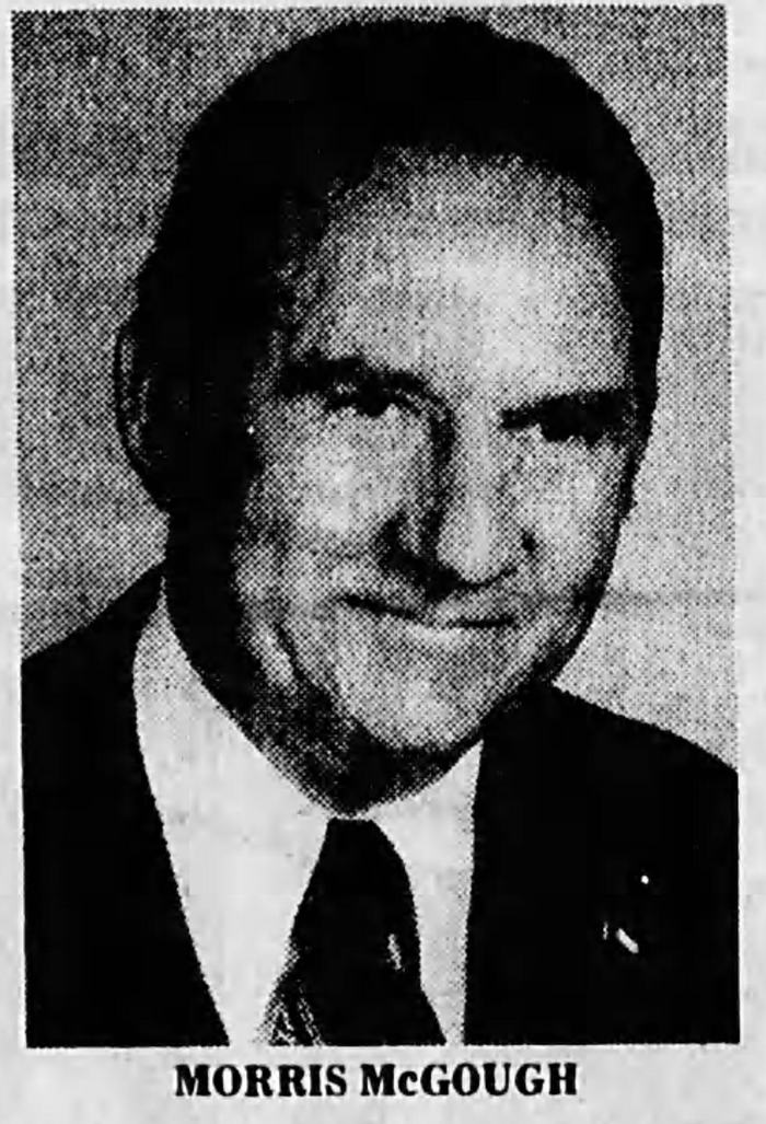 Morris McGough. Asheville Citizen Times newspaper. August 16, 1981.