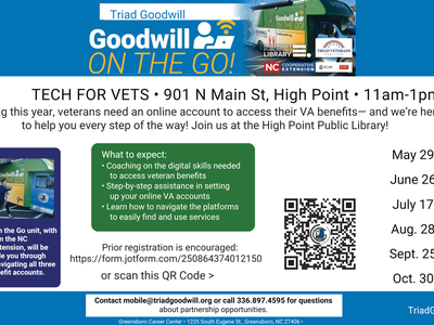 Tech For Vets Monthly Schedule