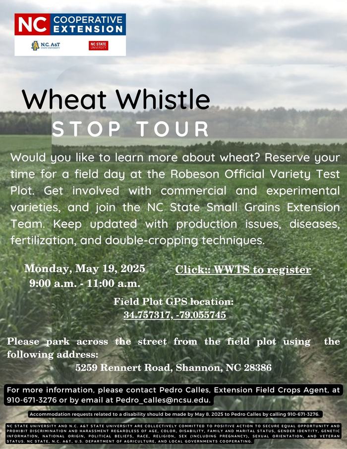Wheat Whistle Stop Tour