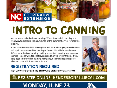 intro to canning - MR and ED