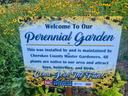 perennial garden sign