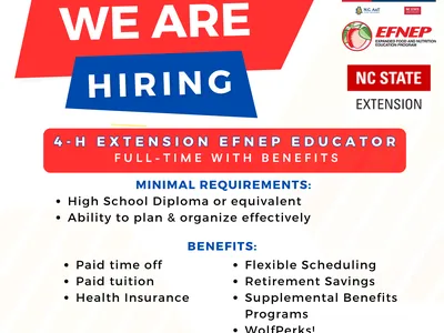 4-H EFNEP Hiring flyer
