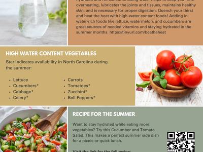 Beat the Heat with Vegetables.