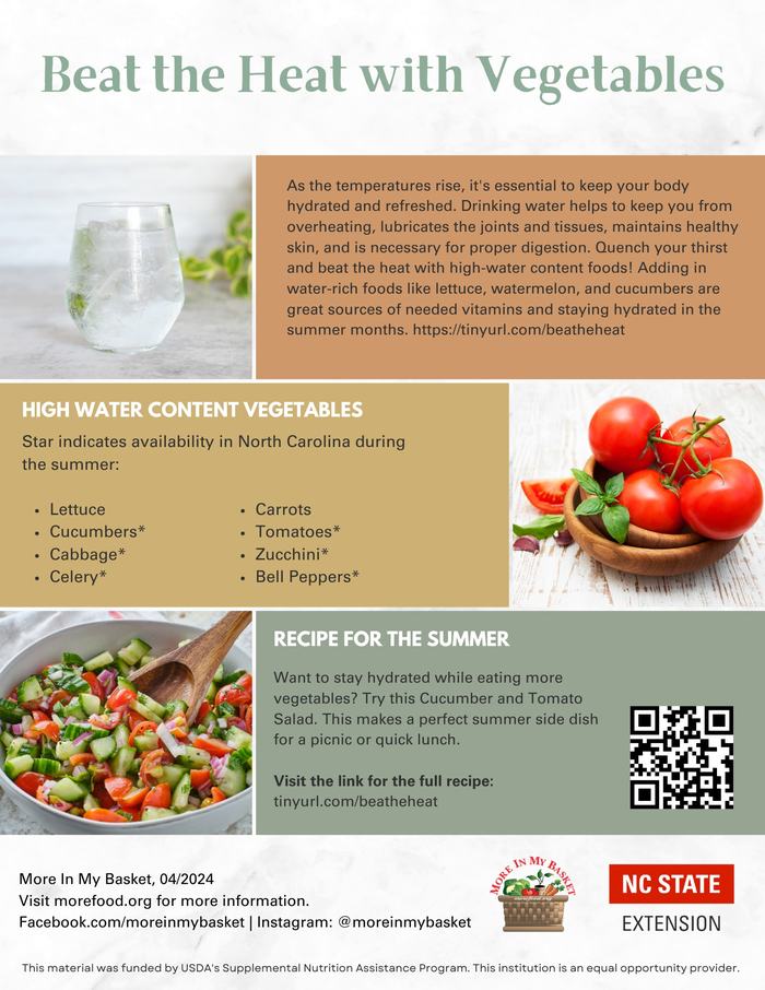 Beat the Heat with Vegetables.