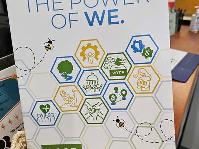 The Power of WE. 2025 Annual Report cover with NC Cooperative Extension logo