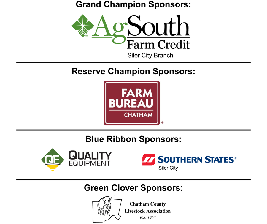 Livestock show sponsors logos