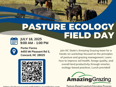 Pasture Ecology Field Day flyer