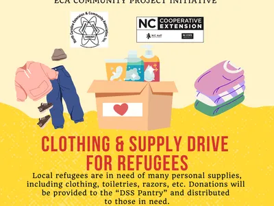 July 2025: Gaston County ECA - Clothing & Supply Drive for Refugees