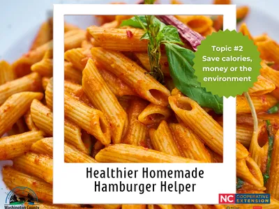 Let's compare single serve Hamburger Helper vs. Homemade