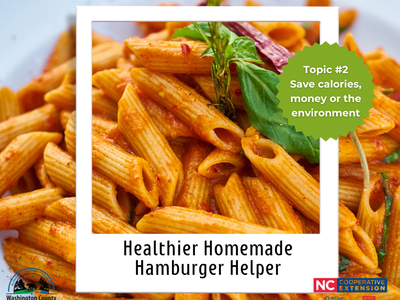 Let's compare single serve Hamburger Helper vs. Homemade