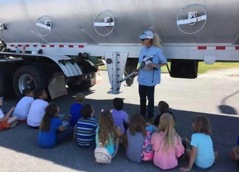 Mrs. Nancy feed truck driver