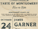 Taste of Montgomery poster — Farm-to-Table Oct 24, 2025, Montgomery County, NC, 5–8 PM