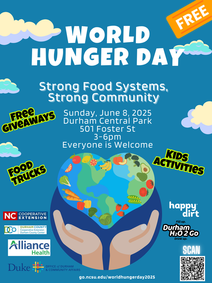 World Hunger Day flyer.