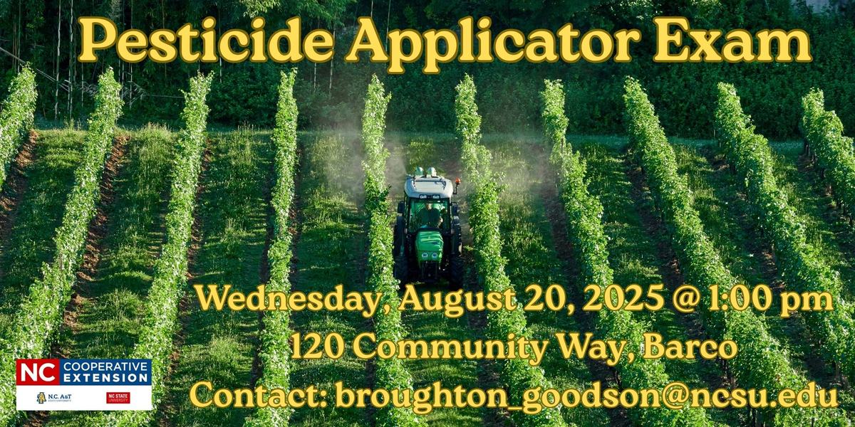 Tractor spraying a field