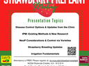 2025 Regional Strawberry Preplant Meeting flyer — Nash County Agriculture Center, Aug 19, 5–8PM