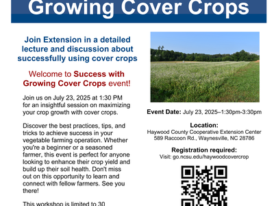 2025 Success with Growing Cover Crops