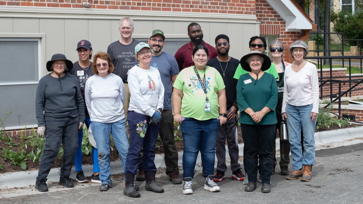 NC State Extension Master Gardener℠ volunteers of Durham County partner with Stanford L. Warren library staff and Duke Gardens to design, create and install a pollinator-friendly demonstration garden for educating Durham residents.