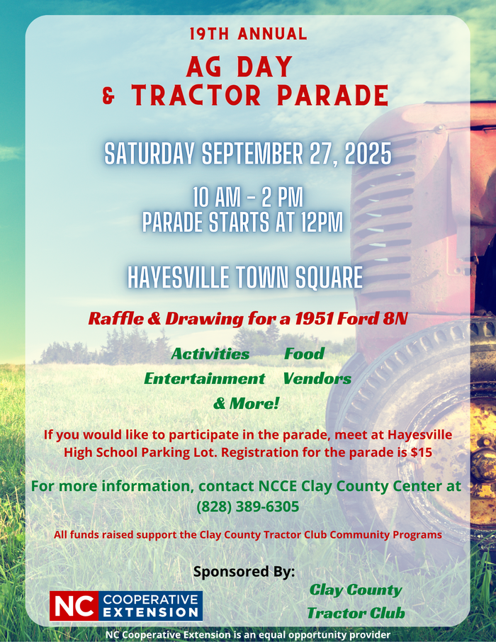 Ag Day & Tractor Parade Flyer.
