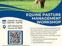 Equine Pasture Managment Flyer