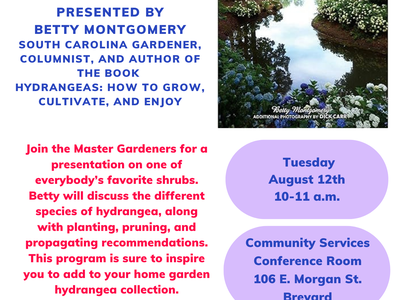 EMG Program on Hydrangeas fllyer