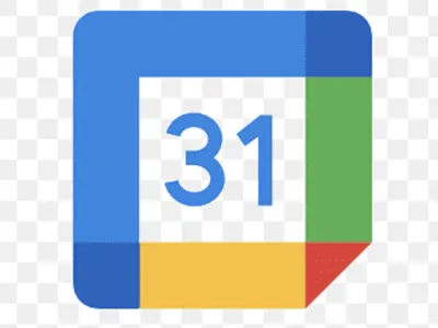 Google Calendar app icon with the number "31" in center