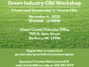 NC Cooperative Extension Green Industry CEU Workshop Nov 4, 2025 10:00AM-12:00PM Danbury NC