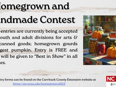 Homegrown and Homemade Contest