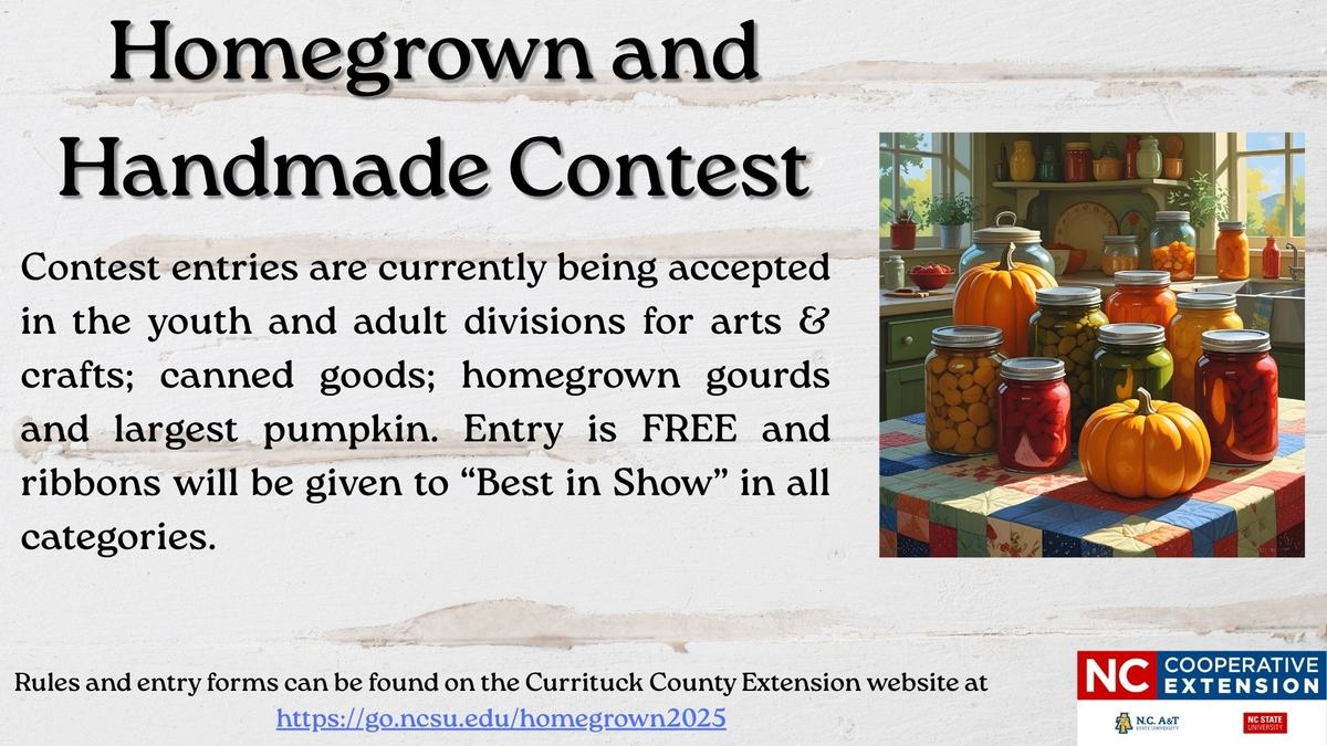 Homegrown and Homemade Contest