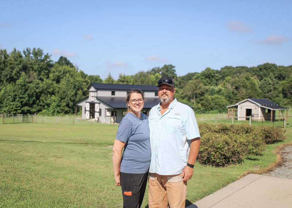 David & Kristi at Fidel's Fields Farm
