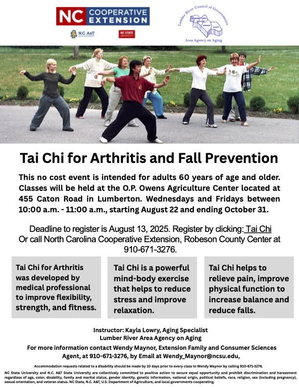 flier with class information