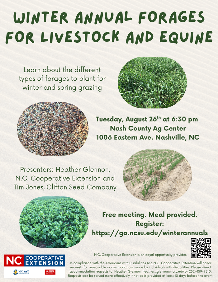 Winter Annual Forages Flier