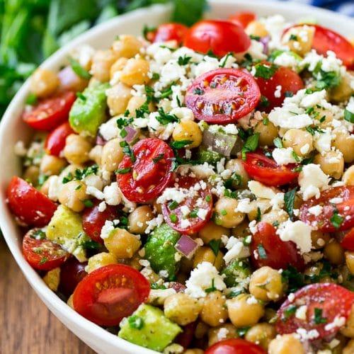 Chickpea and Pepper Salad